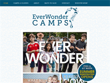 Tablet Screenshot of everwondercamps.com